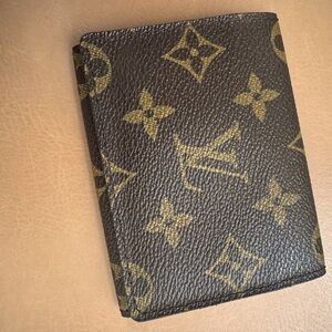 Louis Vuitton Monogram Envelope Foldover Card Case Wallet